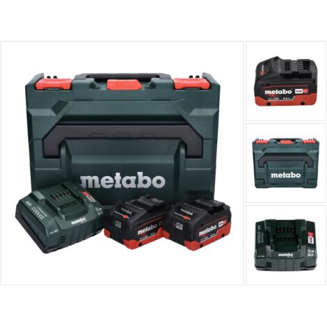 Metabo Basis Set LIHD + 2x Akku 8,0 Ah + Ladegerät + metaBOX ( 685131000 )