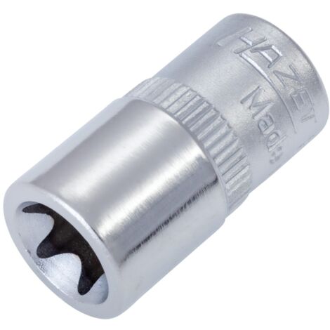 HAZET Steckschlüssel-Einsatz TORX® 850-E10 Vierkant hohl 6,3 mm (1/4 Zoll) A