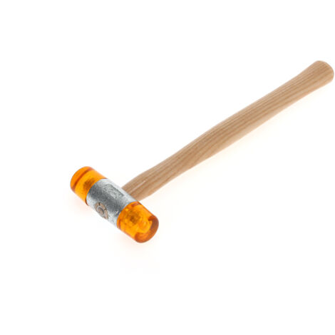 Gedore Plastikhammer, Ø 27 mm, Auswechselbare Köpfe aus Cellulose-Acetat, Robuster Stiel aus Esche