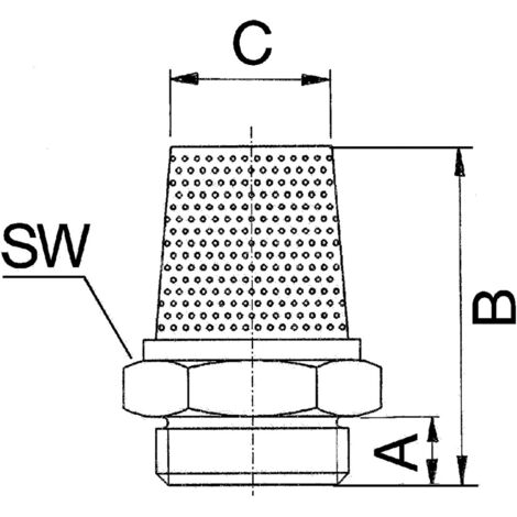 Sfera autoclave con membrana EPDM. Raccordo 1". Temperatura esercizio da -10 a +100°C. Pressione