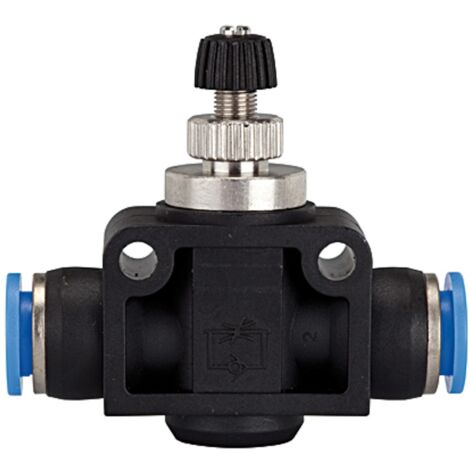 RIEGLER Drosselventil 106732-413-6 - Schlauch 6mm Beidseitig