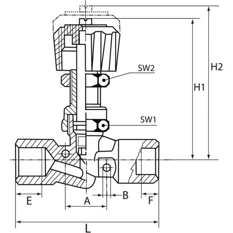 Produktbild von Gorise Messing-Nadelventil 1 MPa – Für Propan/Butan, 8mm Schlauch, Mit Widerhaken – Gas-/Flüssigkeitsregelung, Bidirektional