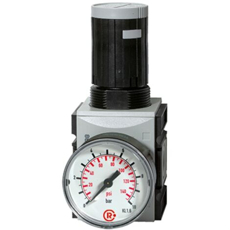 Riegler Präzisionsdruckregler »FUTURA«, mit Mano, BG 1, G 1/4, 0,5-16 bar