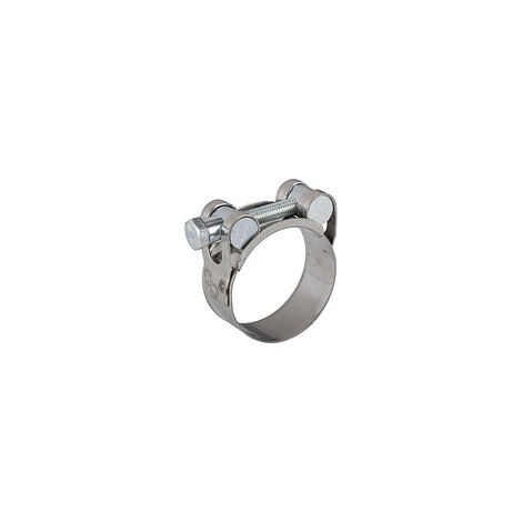 Riegler Gelenkbolzenschelle, Chromstahl 1.4016 (W2), 40 - 43 mm, 20 mm