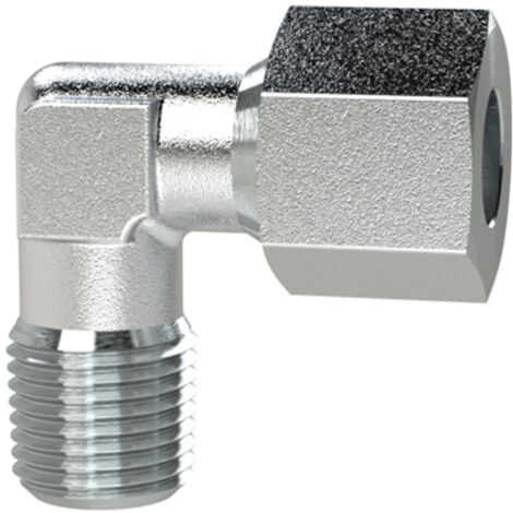 RIEGLER Winkel-Einschraubverschraubung G 1/2 A. - Für Schlauch 4/6 Mm, PP, Max. 10 Bar