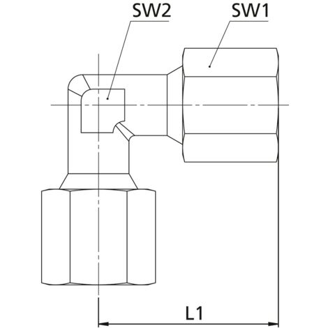 Riegler Winkel-Einschraubverschraubung, R 3/8 a., Rohr-Außen- 10