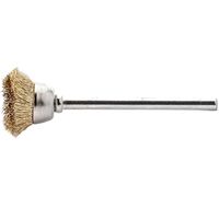 Miniatur-Topfbürste Messing gew. 15x0,1mm Lessmann