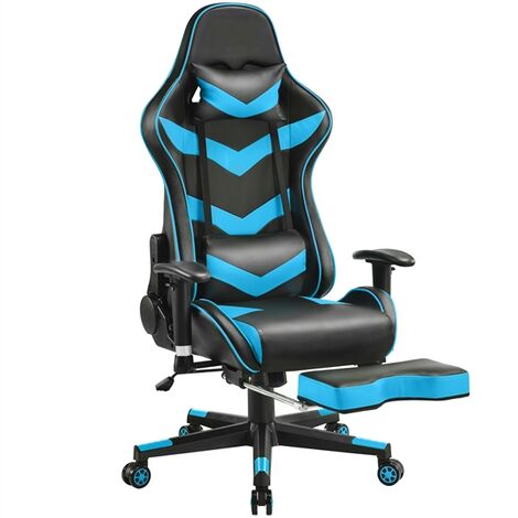 ML-Design Gaming Stuhl mit Fußstütze