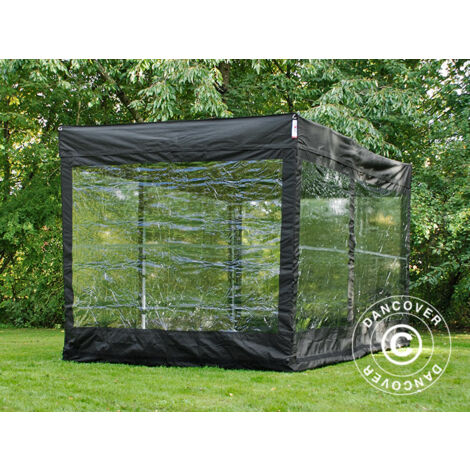Garaje plegable FleX Carcover, 3x6m, Negro
