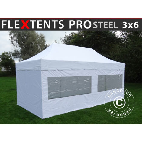 Carpa plegable Carpa Rapida FleXtents PRO Steel "Peaked" 3x6m (1/5)