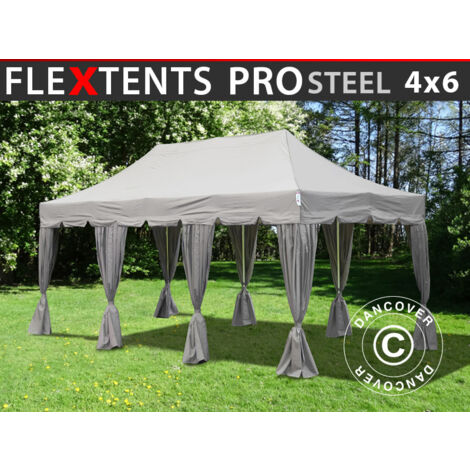 Carpa plegable Carpa Rapida FleXtents PRO Steel "Peaked" 4x6m (1/5)