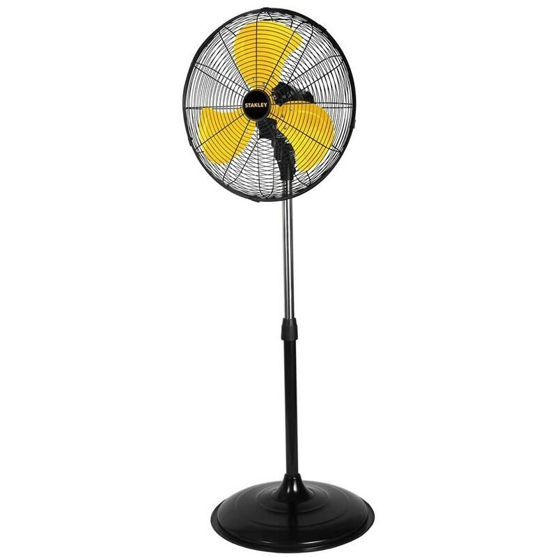 XPOtool Ventilateur à tambour 60cm 180W Brasseur d'air Ventilateur sol  Câble 3 Réglage de vitesse