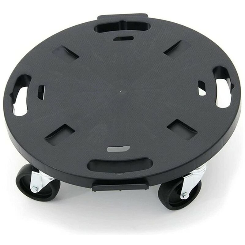 Chariot Plante à Roulettes 40 Cm 360° - Support Pot De Fleur Intérieur Extérieur Résine Renforcée - Déplacez Facilement Vos Végétaux