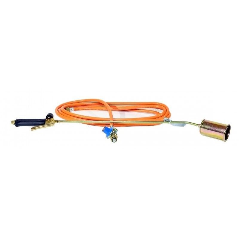 Brûleur à Gaz Désherbant Magnum 58KW - 5 Mètres, Couleur Orange, Neuf Pour Toiture Et Jardin