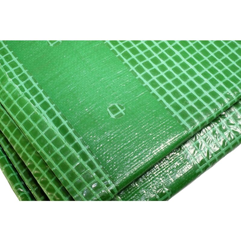 Bâches plastique 8 x 12 m - verte - Bache pas cher
