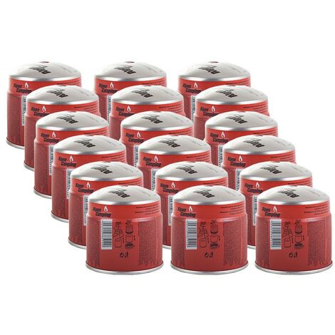 Pack 12 cartouches gaz 190g Butane Propane perçable sécurité stopgaz