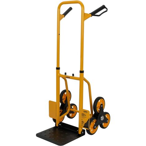Chariot de manutention 2x3 Roues pivotantes Diable pliable Charge 150kg VITO (1/5)