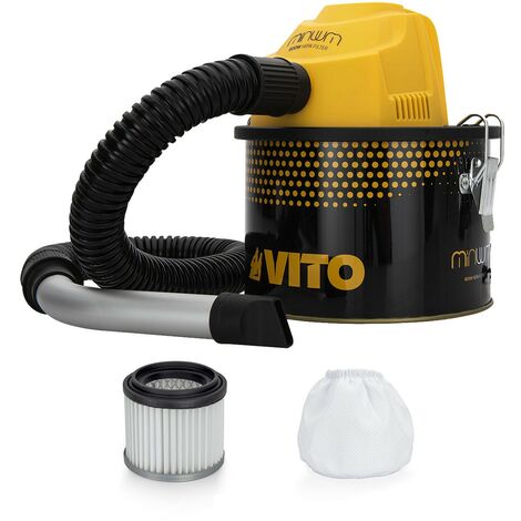 Vito – Aspirateur à cendres 800W – Cuve 4 litres – Filtre HEPA lavable – Aspiration jusqu'à 15 kPa – Pour cendres chaudes jusqu'à 40°C (1/5)