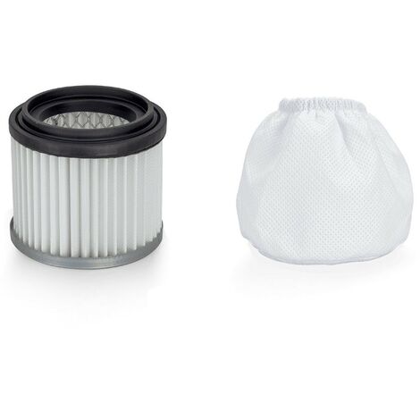 Filtre de rechange HEPA pour aspirateur de cendres 4L 800W + Sac filtre en tissu VITO (1/4)