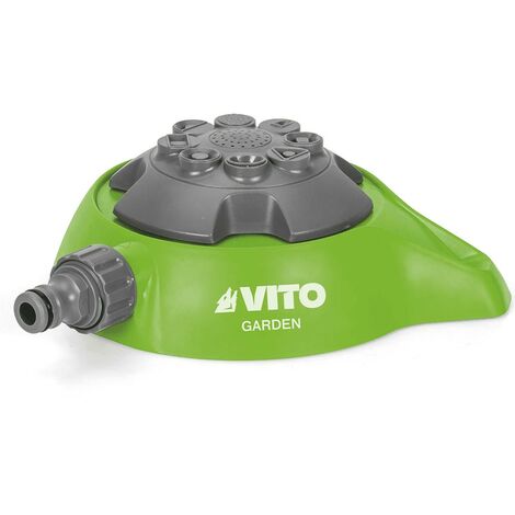Arroseur d'irrigation Jardin multijets 8 Fonctions Raccord Ø 19 / 25 mm Rayon 8m VITO (1/4)