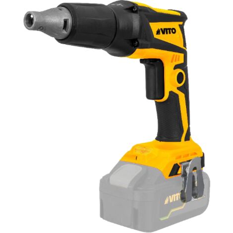 Visseuse plaque de plâtre 20V Moteur Brushless 4400 trs/min Mandrin Hexagonal 1/4" VITO (1/5)