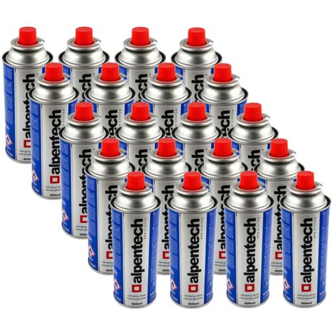 Pack de 20 Cartouches de gaz 250g butane Camping Butane ALPENTECH