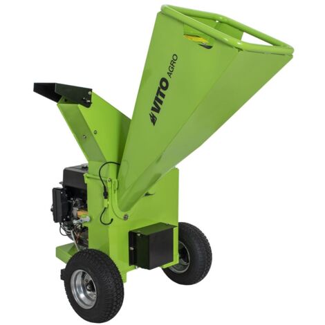 Vito – Broyeur de végétaux thermique Ø 100mm – Moteur 15CV 420cm3 – Démarrage électrique – 3 lames de coupe pour branches jusqu'à 10cm (1/5)
