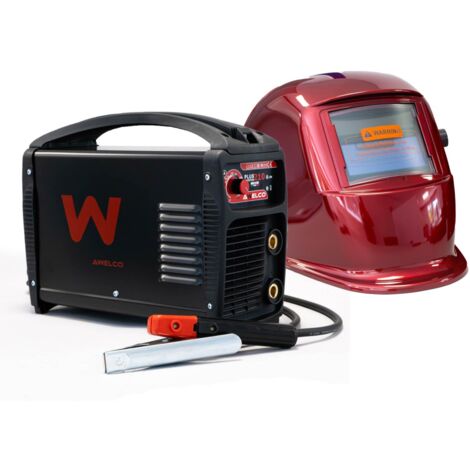 Poste à souder Inverter 200A Soudage 100% + Cagoule LCD 9/13 Awelco Plus 210 (1/5)