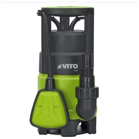 Pompe de relevage Eaux usées 750W Câble 10m Égouts, Caves innondées, eaux sanitaires VITO (1/4)