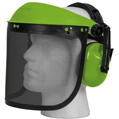 Casque de protection antibruit + Visière Ventilée Protection faciale et auditive VITO (1/5)