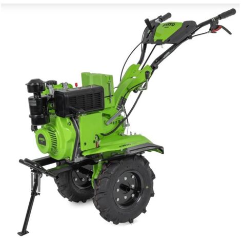 Vito – Motoculteur diesel 7 CV 246 cm3 – Démarrage électrique – Largeur de travail 115 cm – Fraises 35 cm pour agriculture et maraîchage