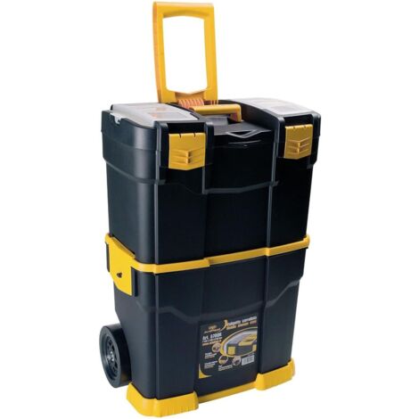 Artplast – Servante à outils mobile 2 compartiments modulables – Capacité 70 kg – Structure polypropylène résistante – 2 roues pour transport facile (1/7)
