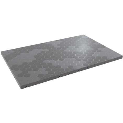 Dalle de sol Clipsable 116 x 76 x 3 cm Rectangulaire Polypropylène Revêtement de Sol Modulable Intérieur / Extérieur Art Plast