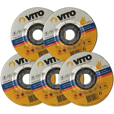 Disque à tronçonner 125 x 3 mm pour meuleuses Alésage 22,5 VITO (1/2)