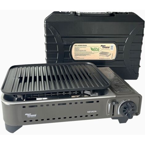 Barbecue à gaz Portable Réchaud Grill 1780W Butane Allumage Piezo + Mallette Camping ALPEN (1/5)