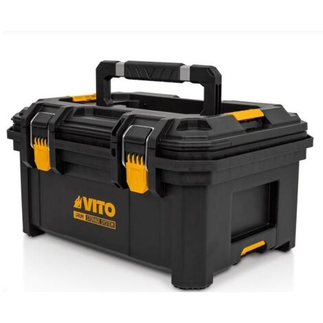 Boîte à Outils Modulaire Dim 41 x 57 x 30 cm Charge 45Kg Mallette portable Capacité 39Litres VITO (1/5)