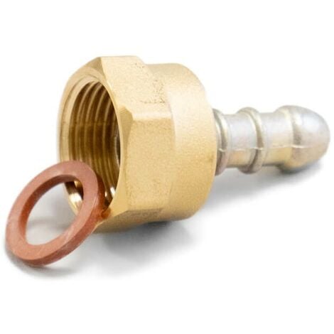 Kit connexion gaz tuyau + adaptateur tétine + raccords pour réchauds et barbecues à gaz