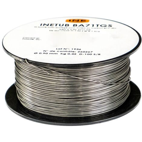 Fil fourré 0.9mm 450 gr Soudage MIG-MAG Bobine 100mm INE
