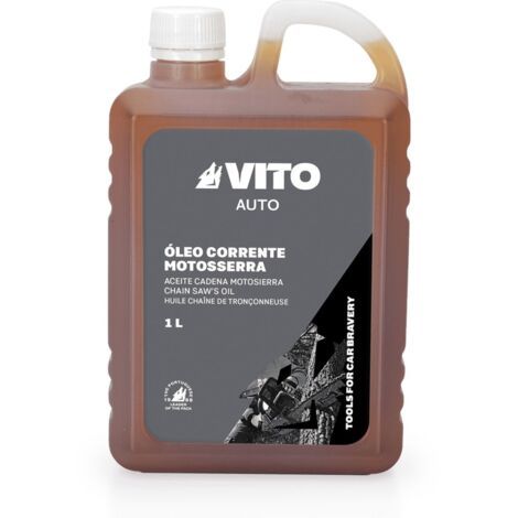 Lubrifiant Moteur 4 temps - Bouteille 1 Litre Huile Moteur Pour Tronçonneuse Tondeuse Motoculteur Groupe électrogène VITO