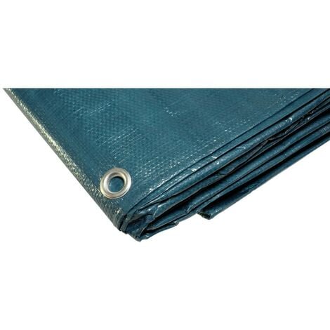 Bâche plastique 2x3 m bleue et verte 150g/m² - bâche de protection