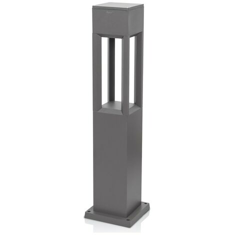 Borne d'éclairage LED de jardin HT:70CM 13W 3000K blanc chaud IP65 ASLO (1/4)