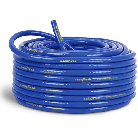 Tuyau Arrosage Goodyear 15m Enroulable - Pistolet 9 Positions & Anti-Torsion