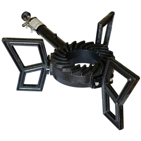 Kemper – Réchaud à gaz fonte 1 brûleur 7kW – Butane/Propane – Trépied stable – Réglage précis de la flamme – Pour cuisine extérieure