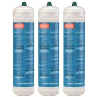 Pack de 3 bouteille argon + CO2 - 110 bars jetable - contenance 950ml-  bouteille de gaz pour soudage semi automatique