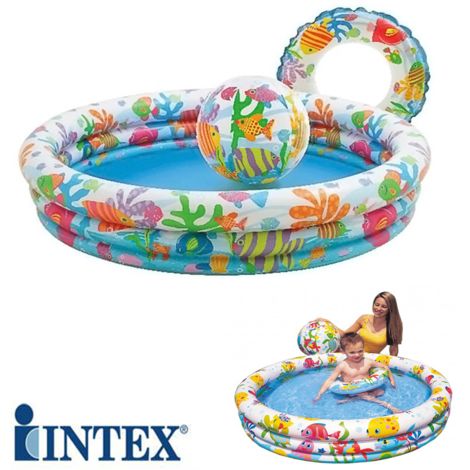 Piscine Poisson Intex Ballon Bouee