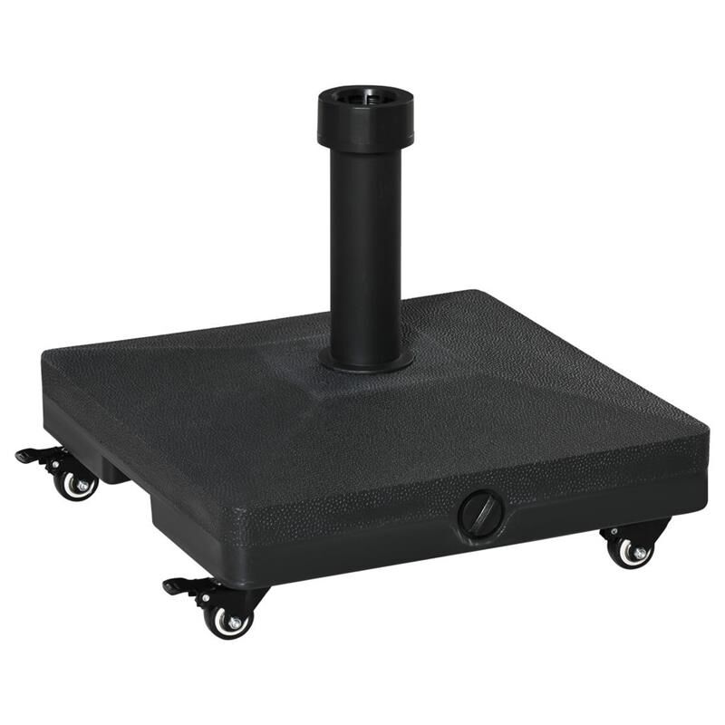 Base per Ombrellone in Granito 30 kg Circolare Nera