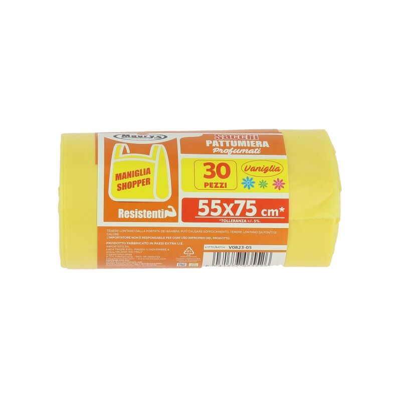 Maury'S Set 3 Pattumiere Con Maniglione Per Raccolta Capienza 30 Lt 38