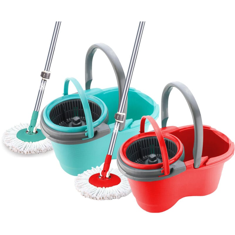 Trapeador Spin 360 Con Cubeta Y 2 Repuestos De Microfibra | Envío Gratis - Foto 9