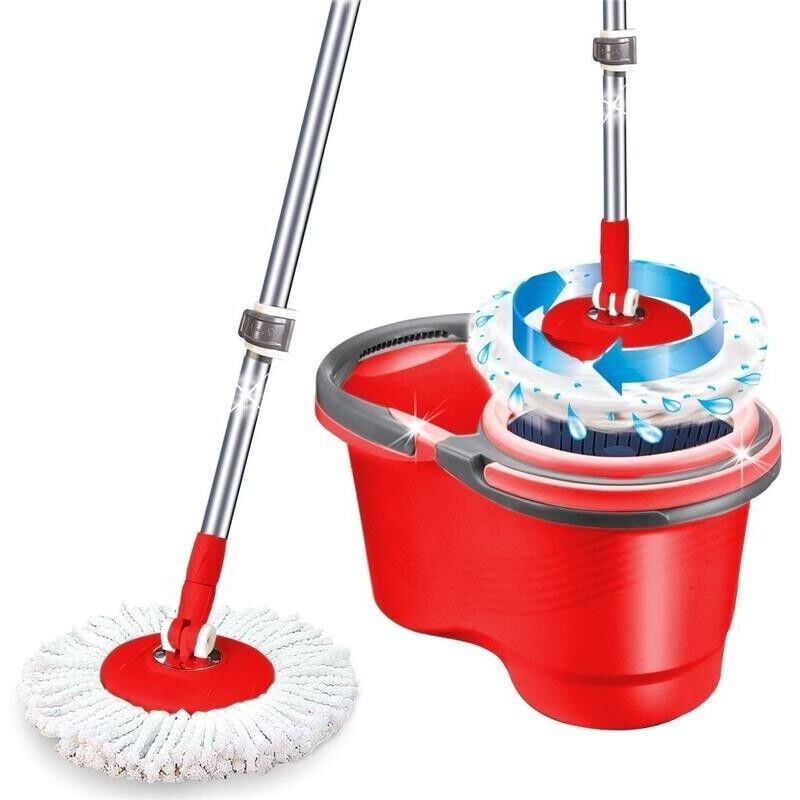 Trapeador Spin 360 Con Cubeta Y 2 Repuestos De Microfibra | Envío Gratis - Foto 8