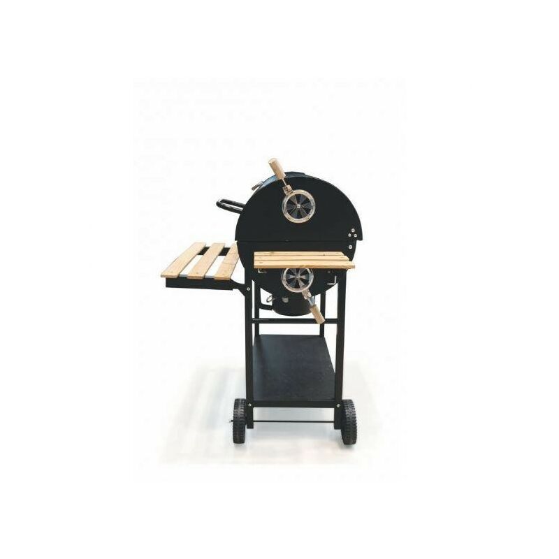 Barbecue a Carbone Carbonella Rettangolare 108x70x100 cm Soriani Sun-Day  Nero – acquista su Giordano Shop